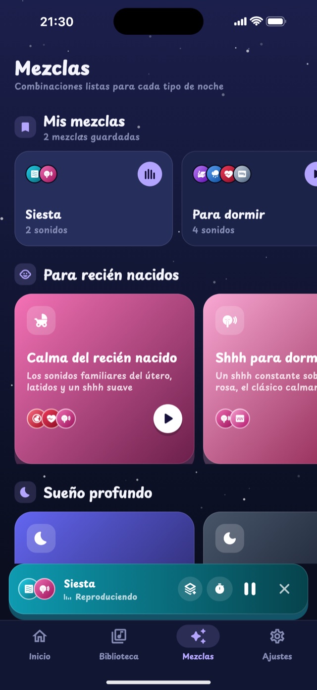 Mezclas listas de Lullaby