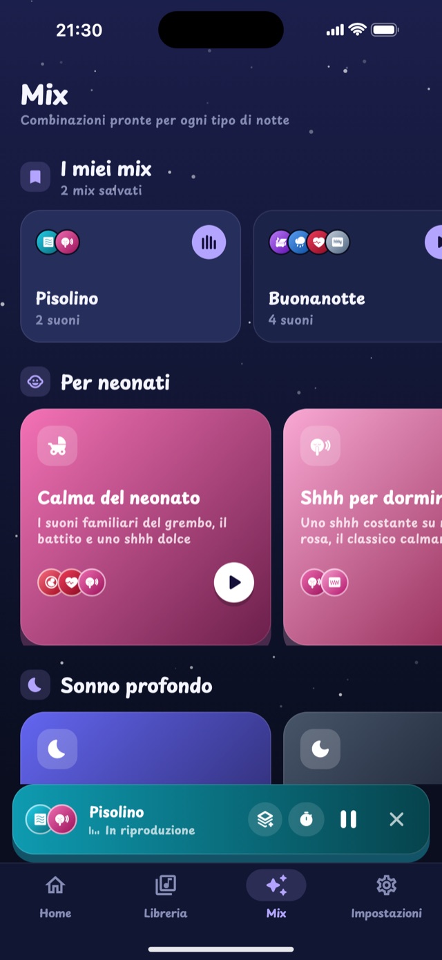 Mix pronti di Lullaby