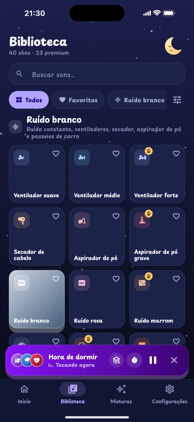 Biblioteca de sons do Lullaby